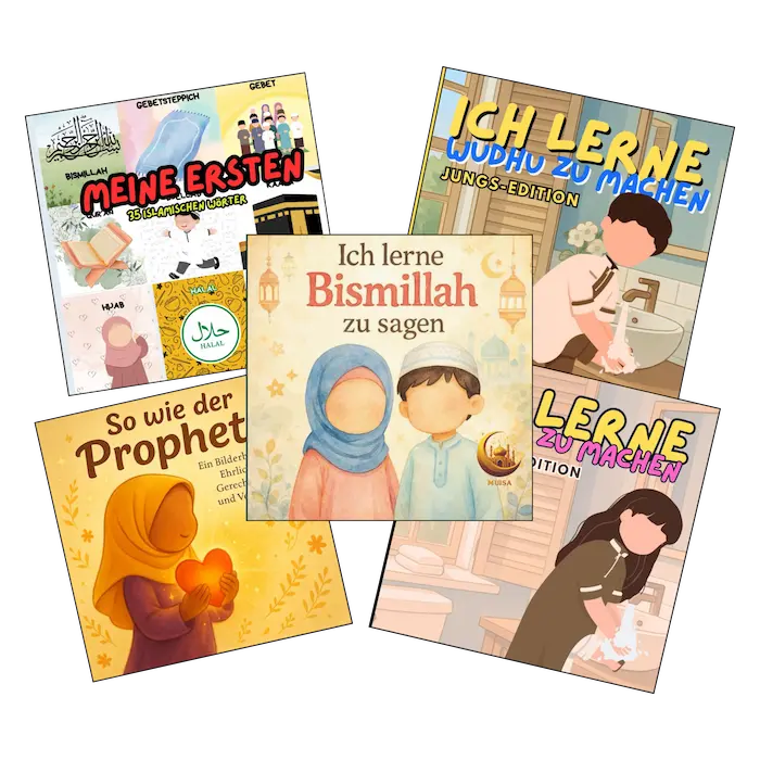 Islamischer Kinderbücher 4x